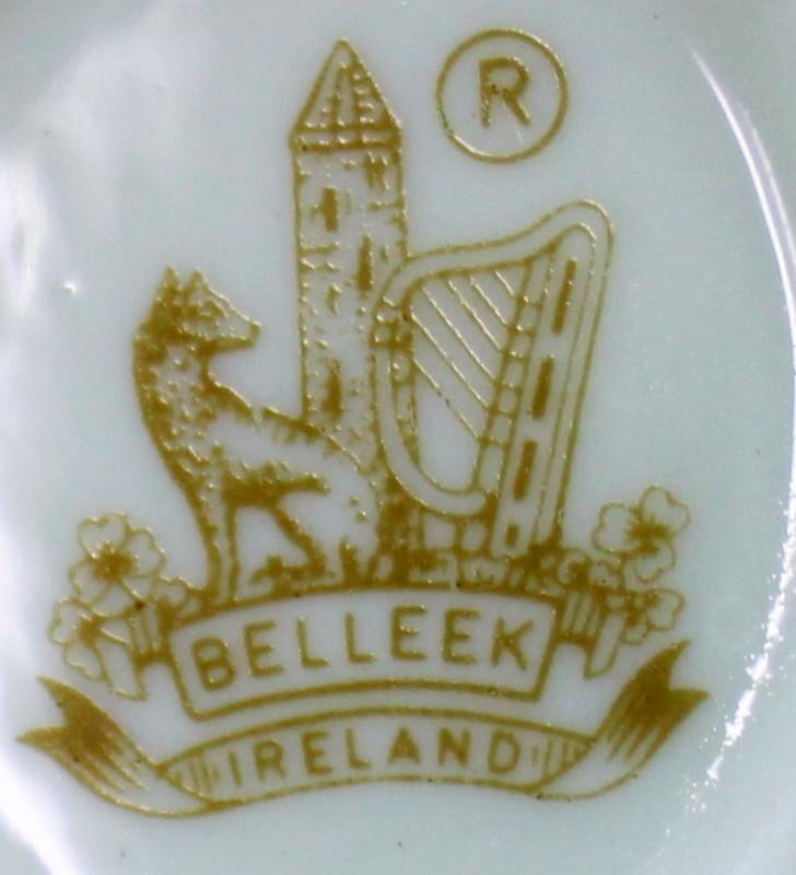 Belleek Pottery Double Shell Creamer