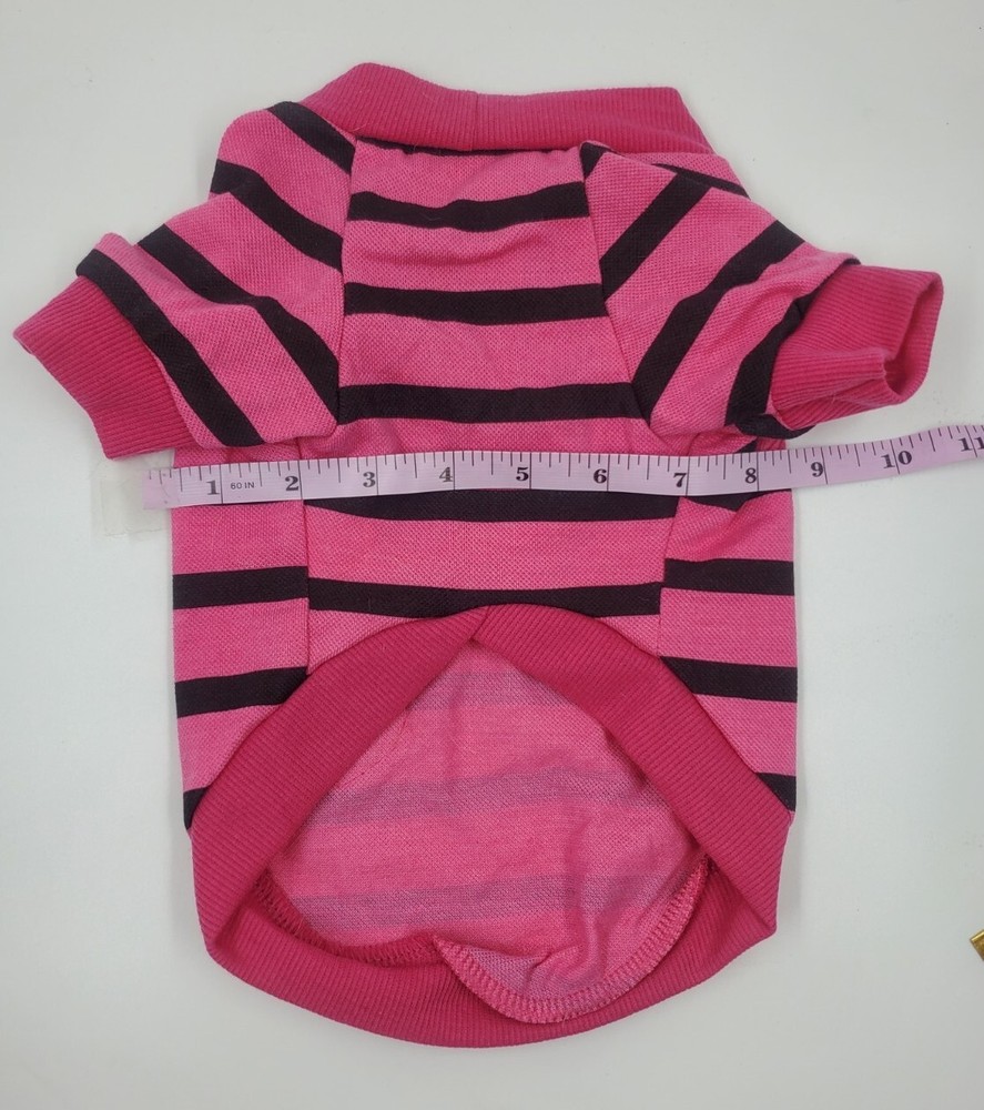 Dog Sweater Size Small Pink Striped