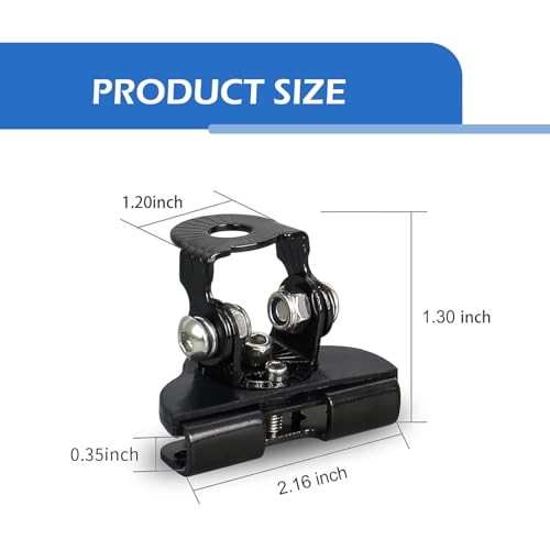 2PCS LED Light Bar Mounting Brackets, Adjustable Waterproof Hood Work Light