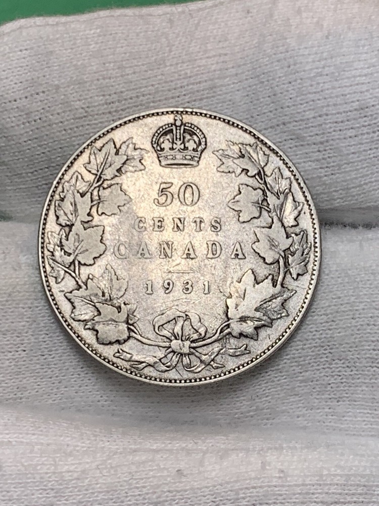 1931 Canada Silver 50 Cents (A0743)
