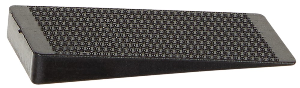 Plastic Table Wedge, Black, Soft, Vinyl, 75 PC Pack (12 Pack)