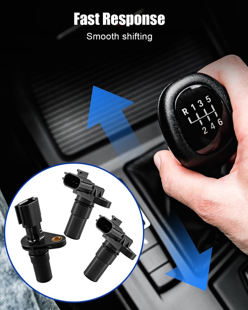 Automatic Transmission Input Output Speed Sensor Set Compatible with Nissan Mura