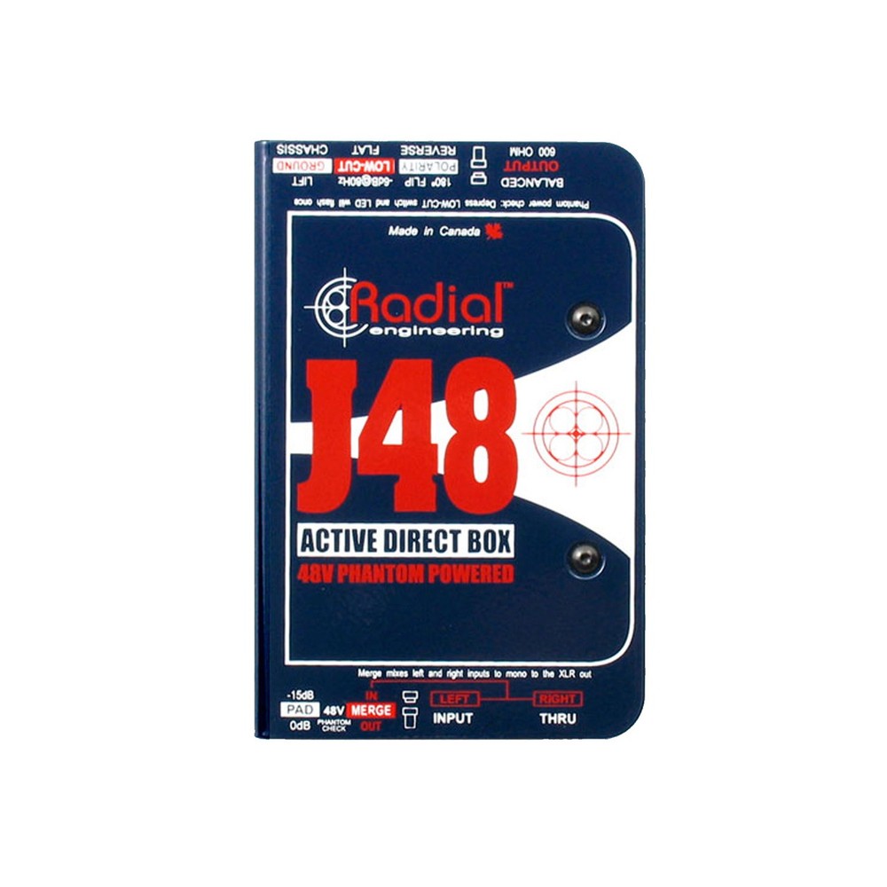 Radial Engineering J48 Phantom Powered Active Direct Box Pedal