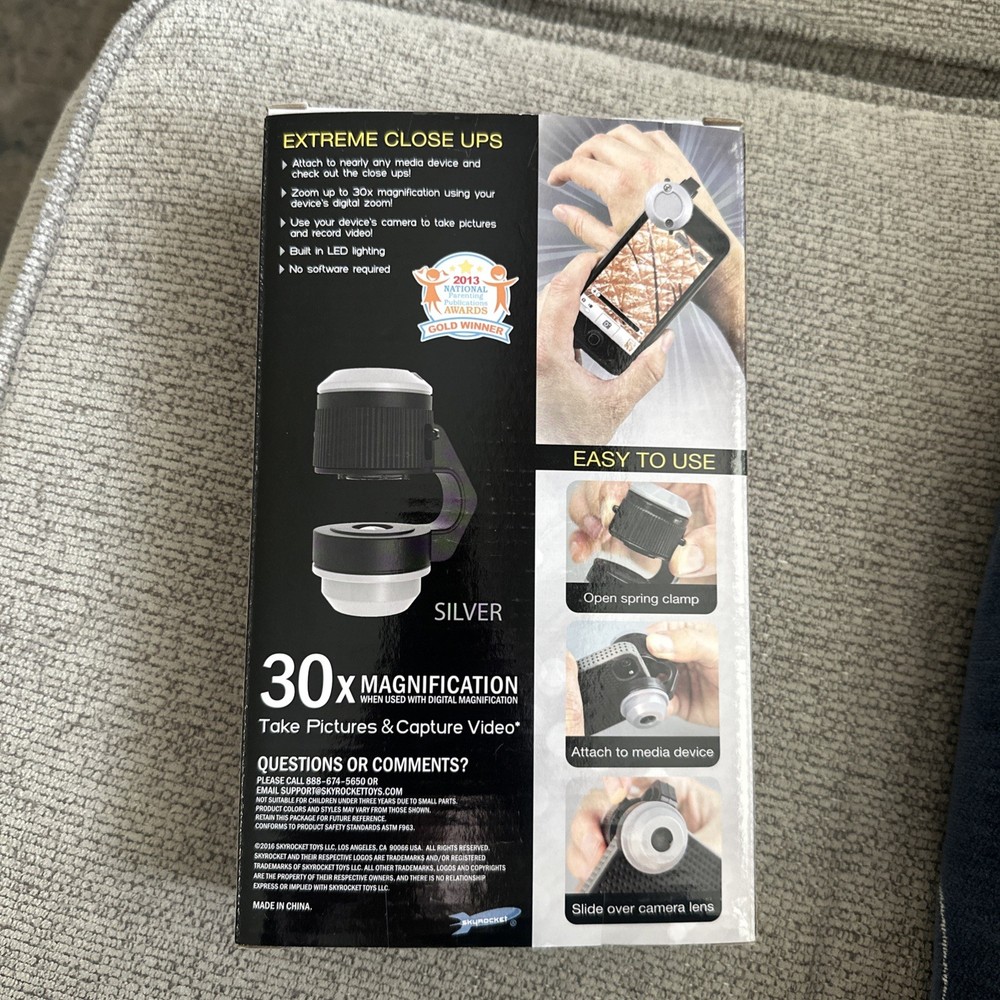 AppScope 30x Quick Attach Microscope for Android/Apple