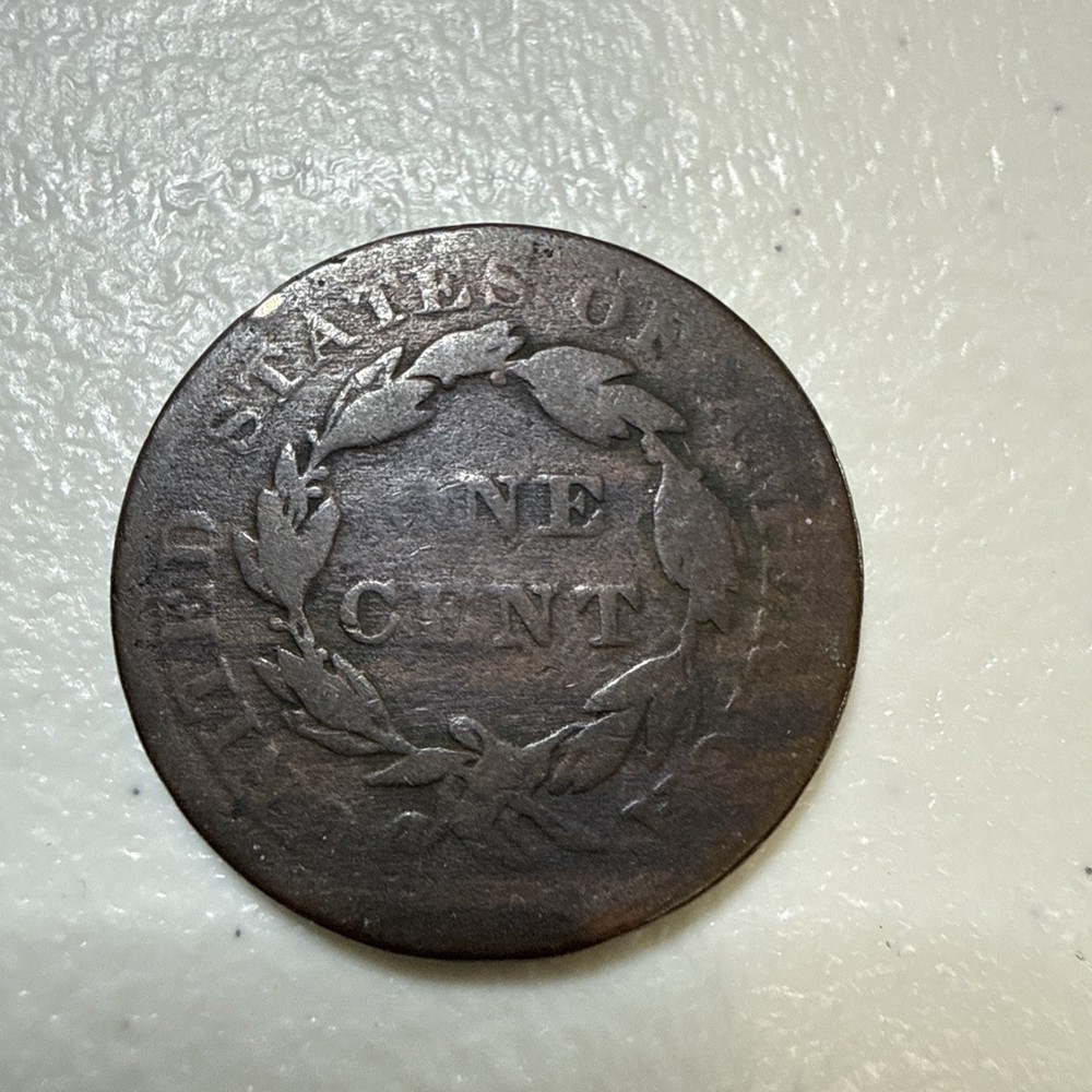 1837 Coronet Head Large Cent In AG Condition Circulated