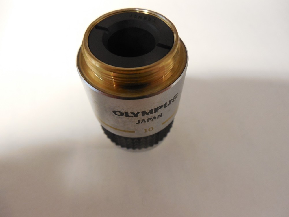 Olympus Microscope BH2 DPlan X10 Objective Lens Clear Optics
