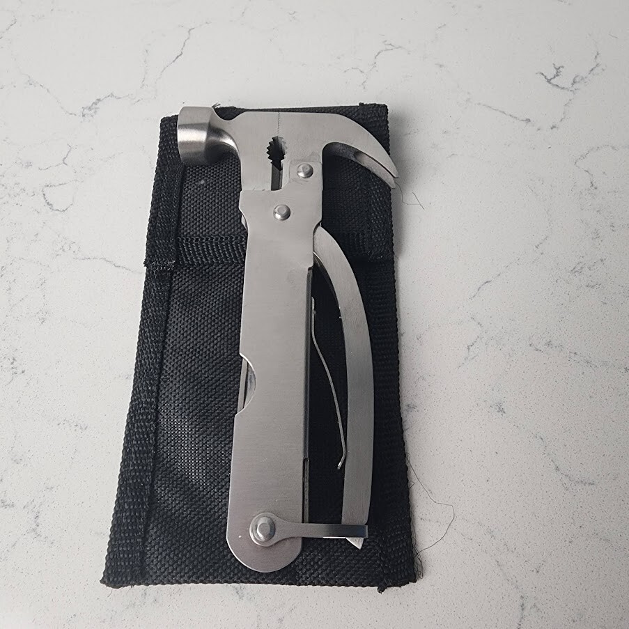 Multi Tool With Hammer, 5.5" long x 2.75" Wide @ hammer head