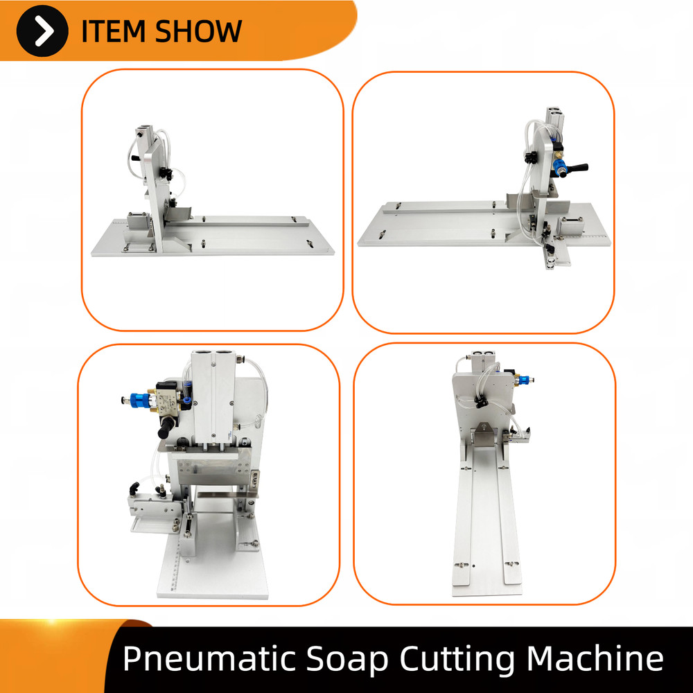 Semi-Automatic Soap Slicer Pneumatic Cutting Machine Batch Soap Processing