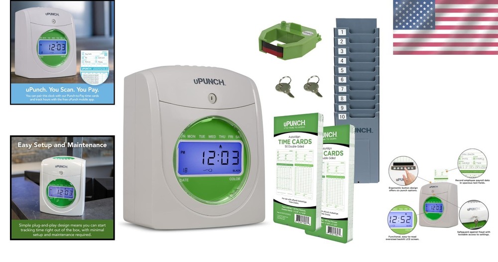 Complete Time Clock Bundle for Small Business - AutoAlign Technology Included