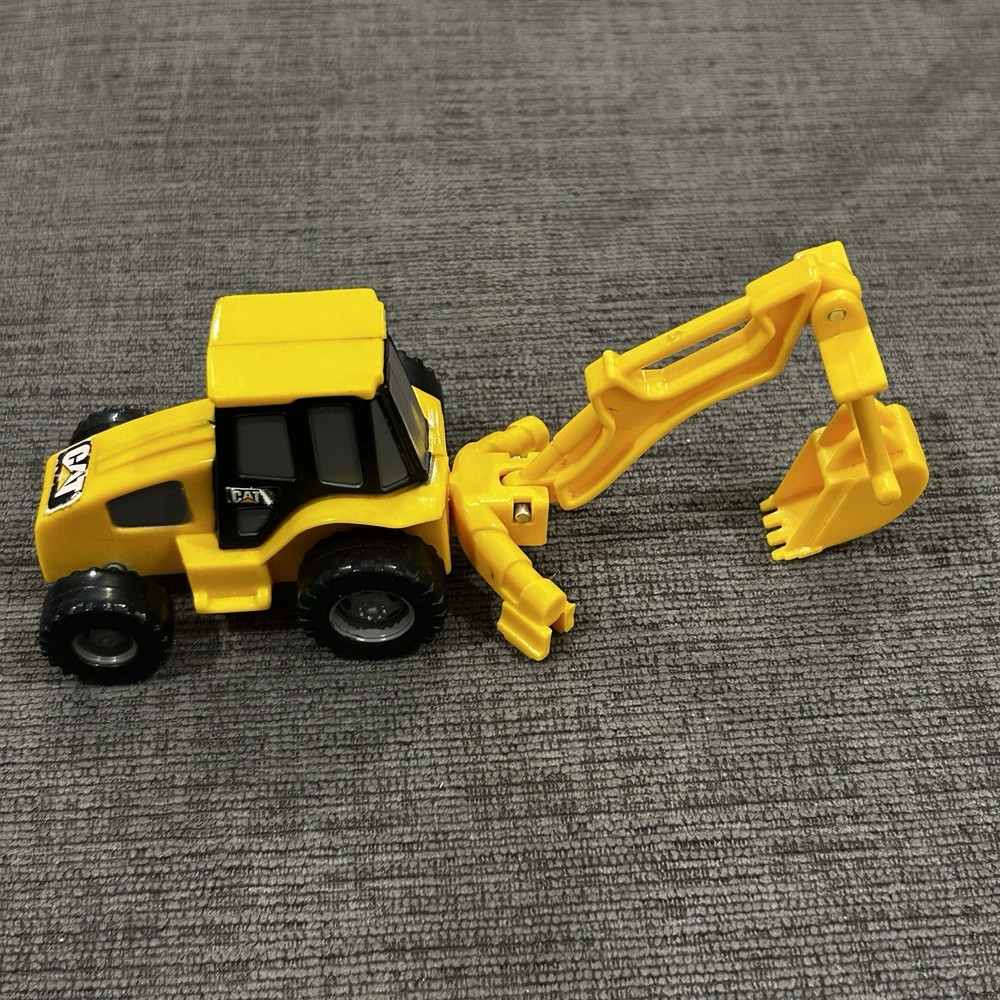 Cat Caterpillar Construction Backhoe Digger Toy 5” Long