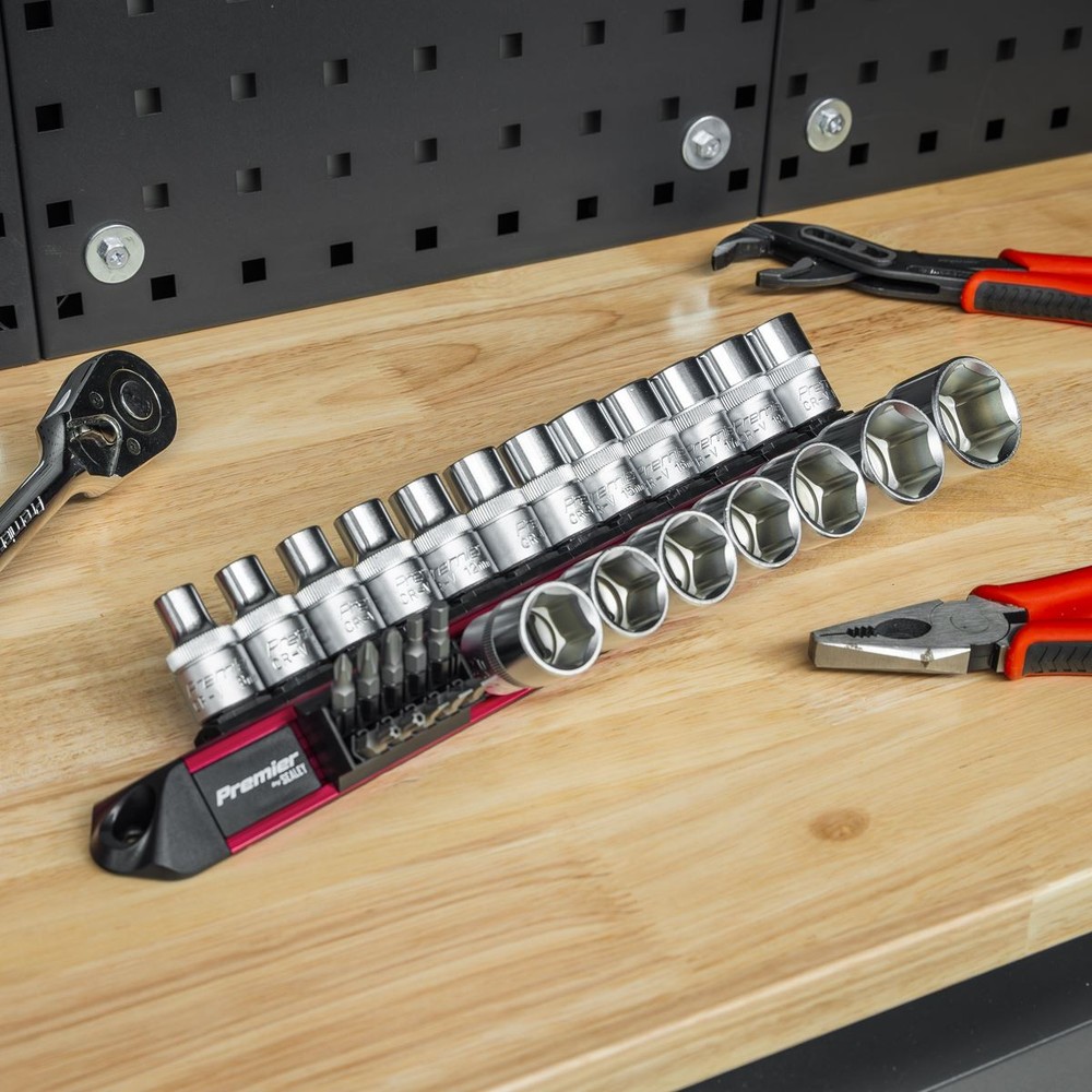 Sealey Premier Socket & Bit Retaining Rail 1/2"Sq Drive