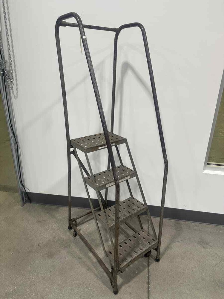 4ft Rolling Metal Staircase Ladders (6 available)