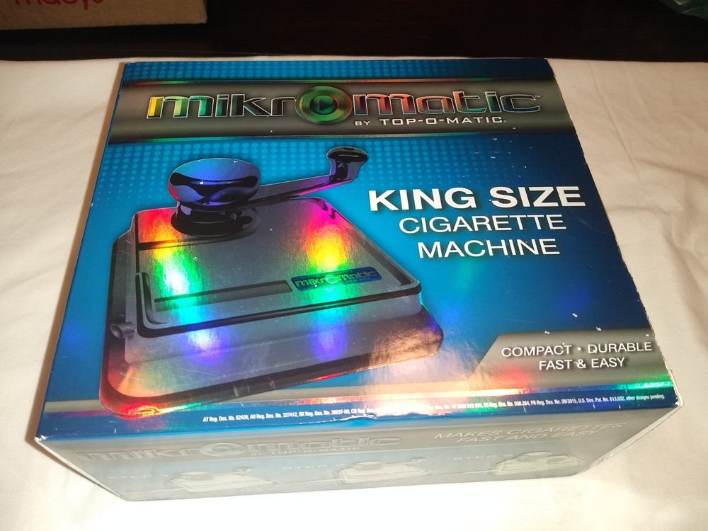 MikrOmatic  TOP-O-Matic Regular Kings Cigarette Maker Making Injector Machine