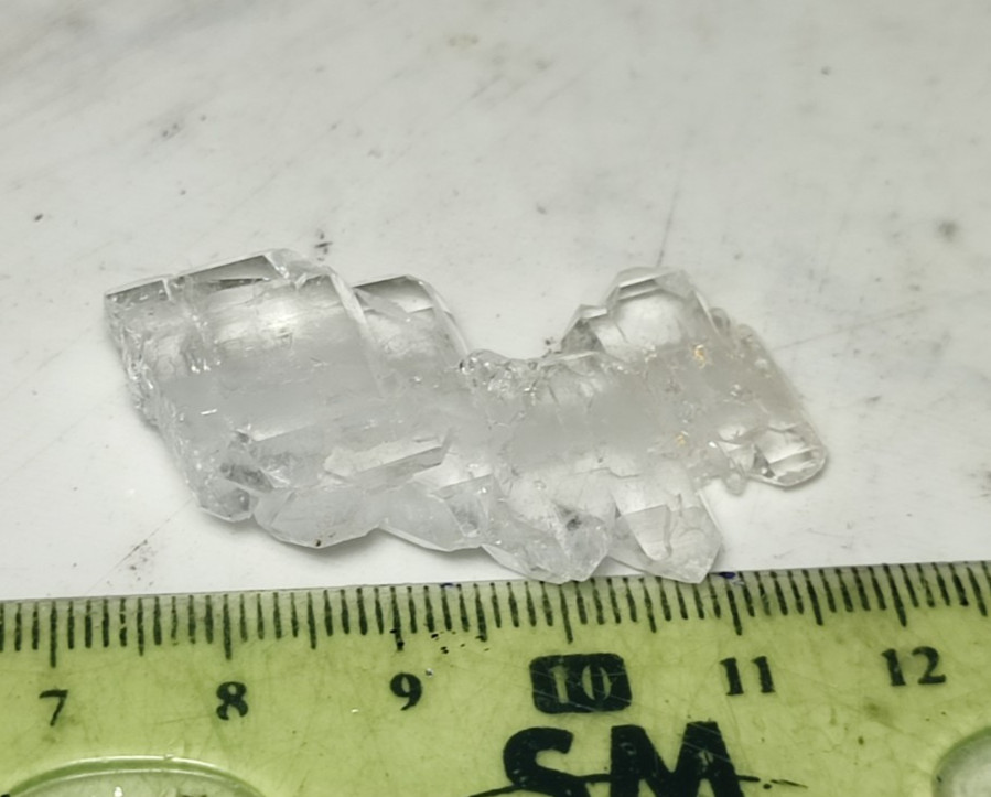 Faden Quartz Crystal With Good Luster & Nice Termination-Pak.