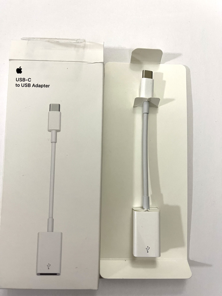 genuine Apple - USB-C-to-USB Adapter - White MJ1M2AM/A
