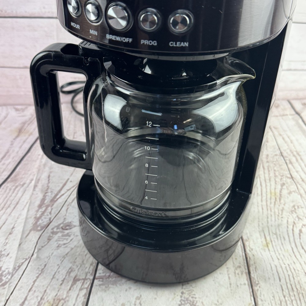 Cuisinart Brew Central 12 Cup Programmable Coffee Maker Black Stainless Steel