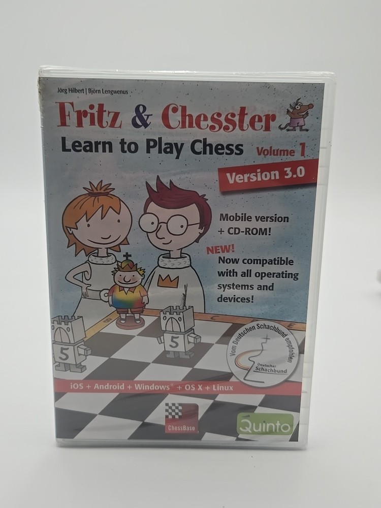 Fritz & Chester Learn to Play Chess PC Software Game 2003 CDROM