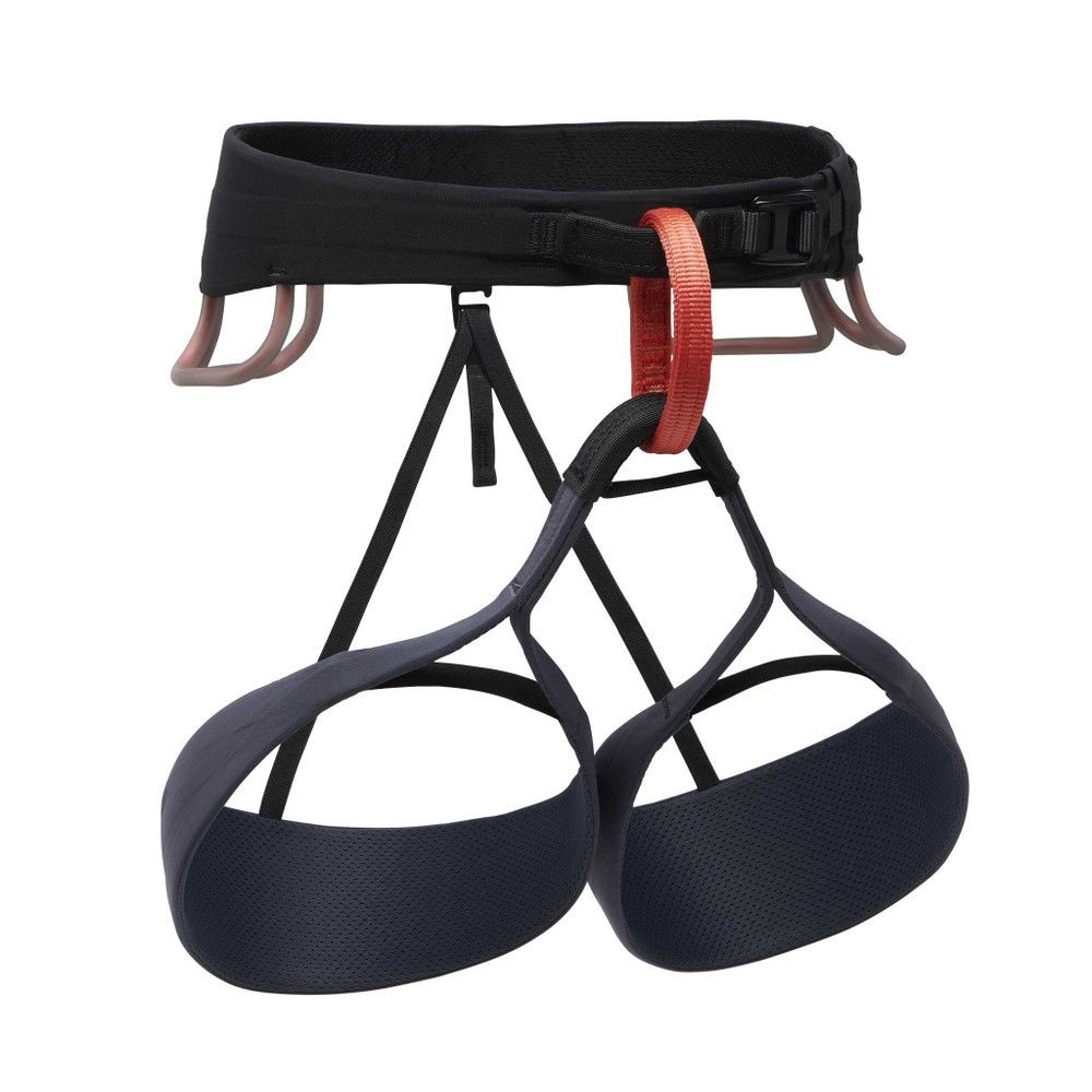 Black Diamond Solution Men's Climbing Harness, Carbon, Large