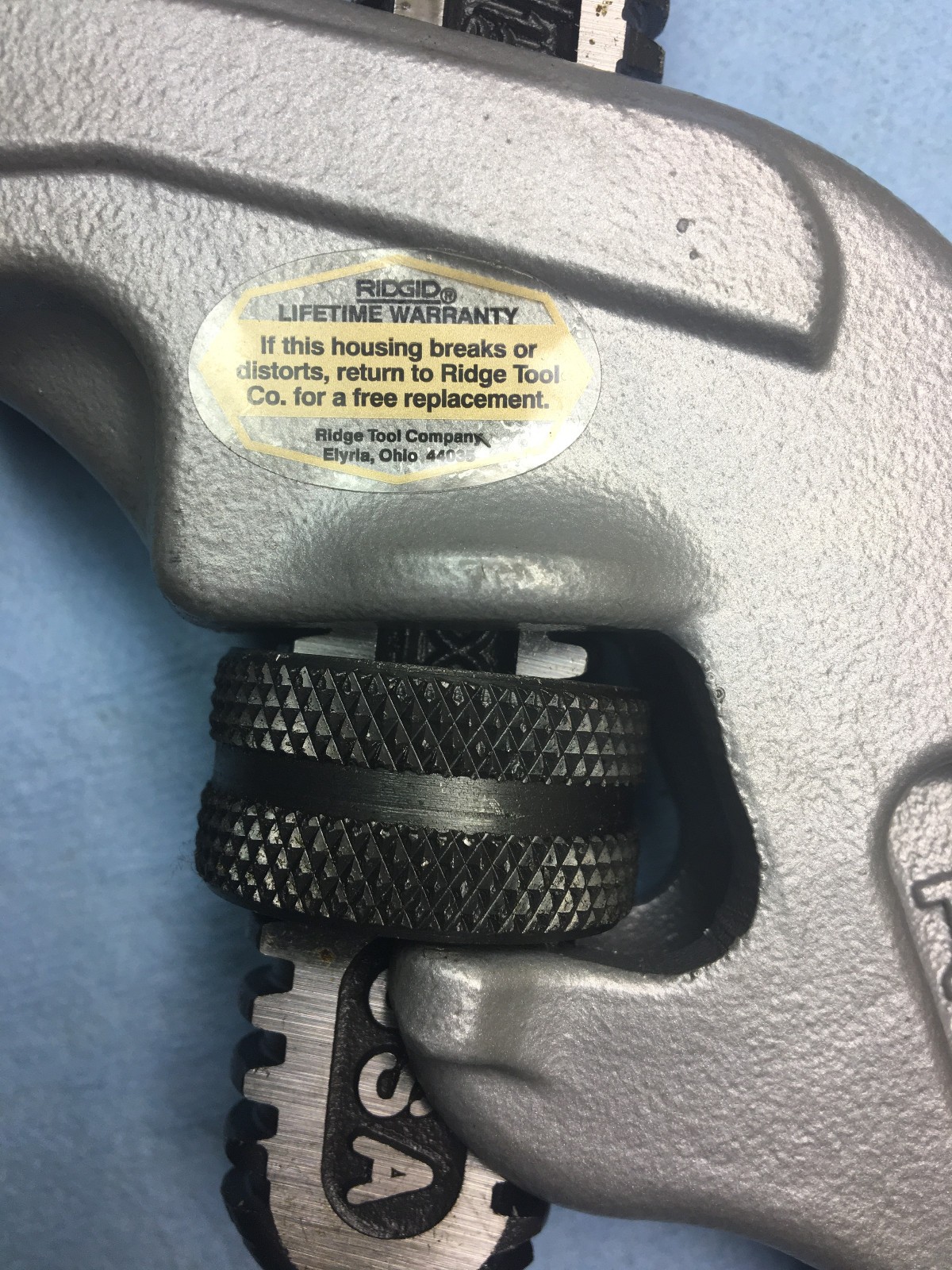 RIDGID 90117 14" ALUMINUM END PIPE WRENCH MADE IN USA