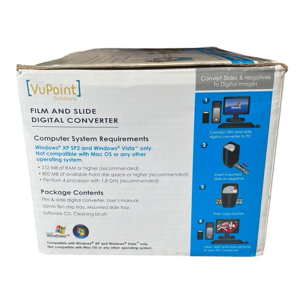 Vupoint Solutions Film Scanner Converts