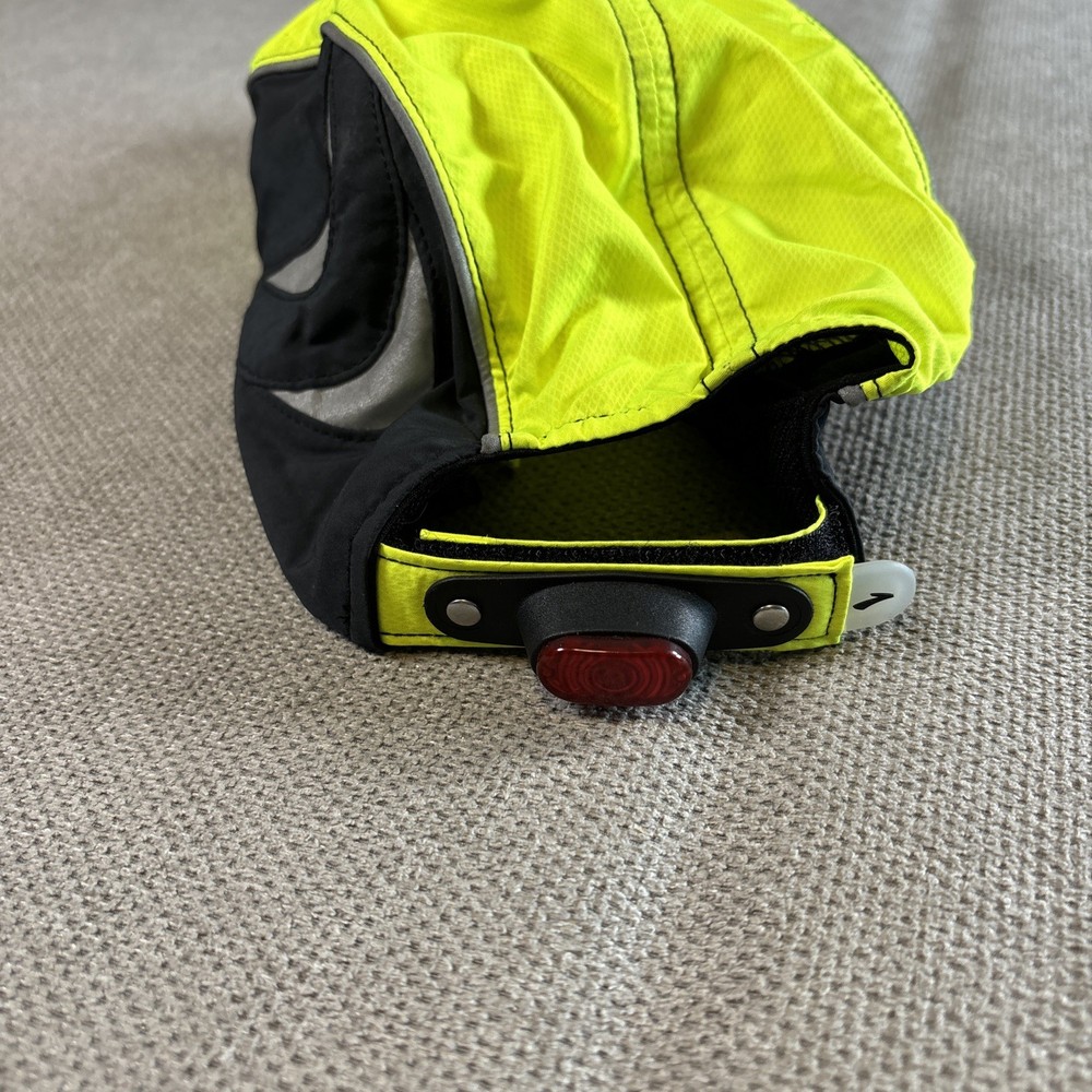 Brooks Running Yellow Lightweight Perforated Adjustable Cap OSFA