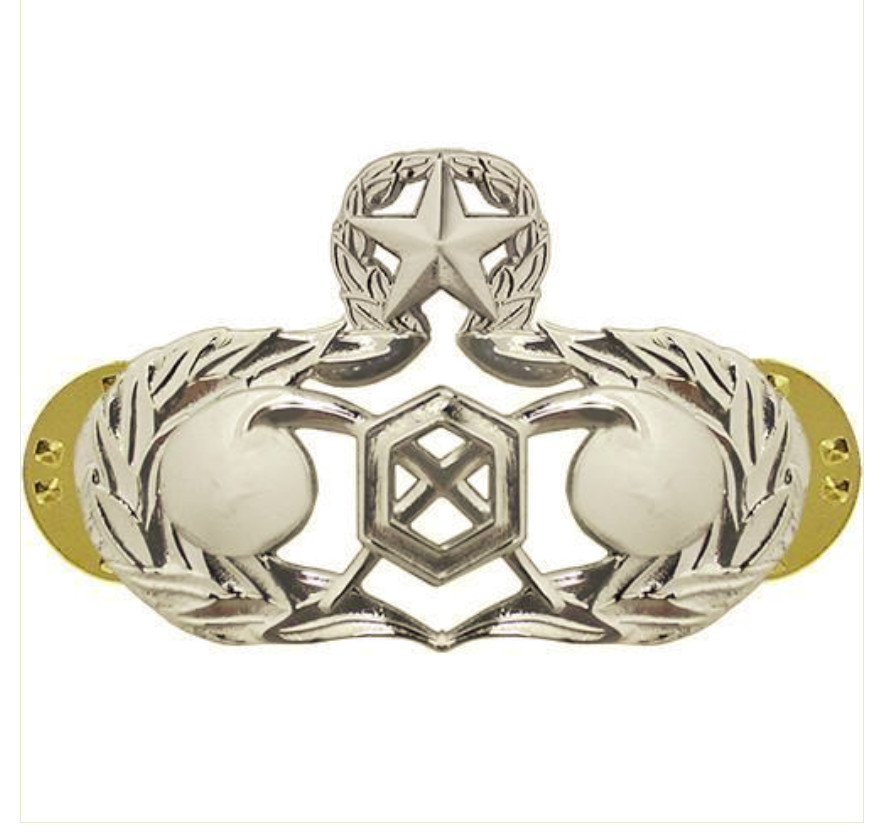 Vanguard AIR FORCE BADGE: CIVIL ENGINEER READINESS: MASTER