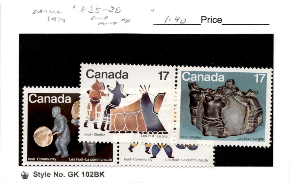 Canada, Postage Stamp, #835-838 Mint NH, 1979 (AC)