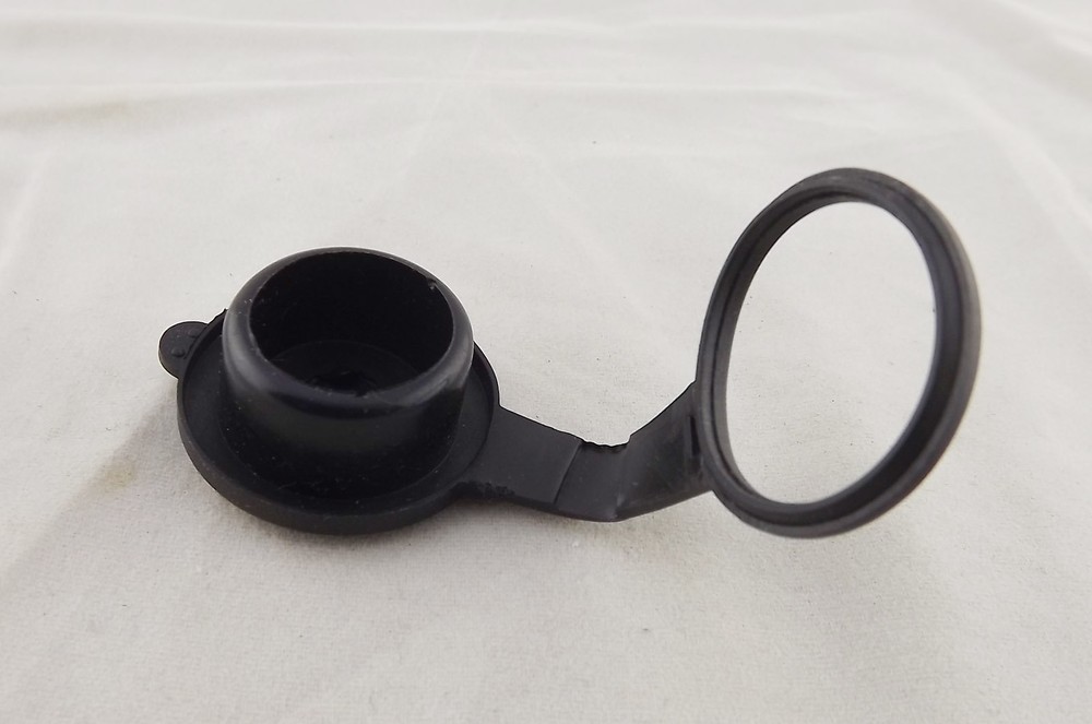 Plastic Cigarette Lighter Socket Adapter Dust-proof Waterproof Cover Cap Black