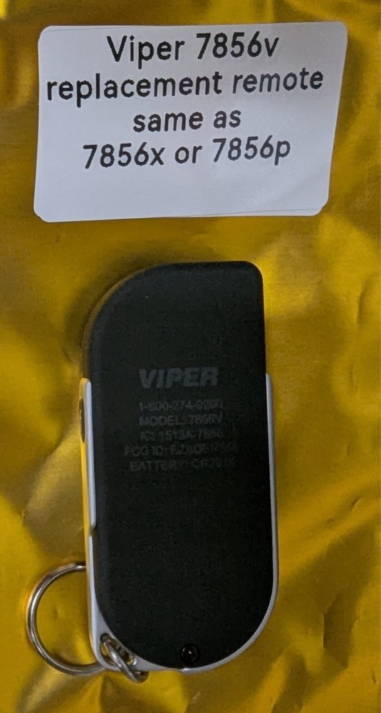 Viper 7856V 5-Button Transmitter LED 2-Way Replacement Remote Control