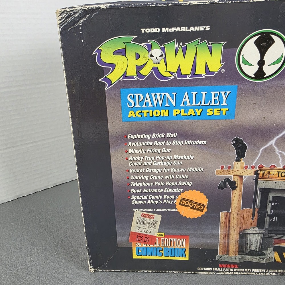 SPAWN ALLEY PLAYSET OPEN BAD BOX