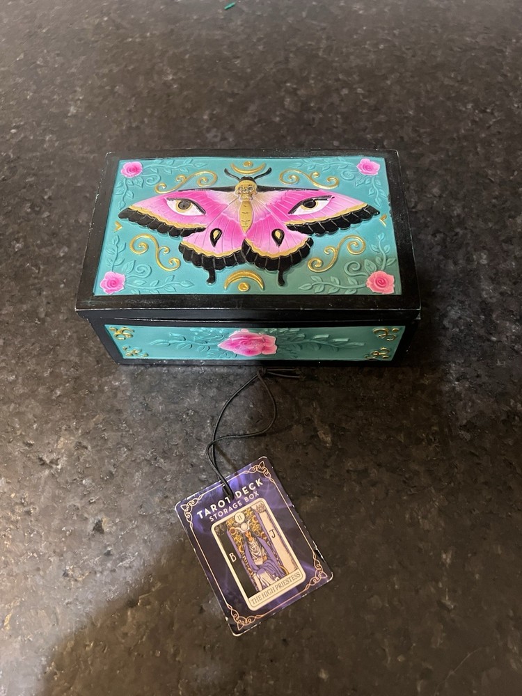 tarot deck storage death moth box from spencers