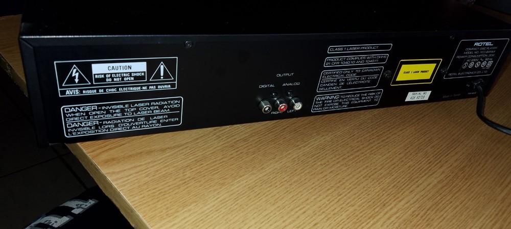Rotel Rcd 945 Ax Cd Player
