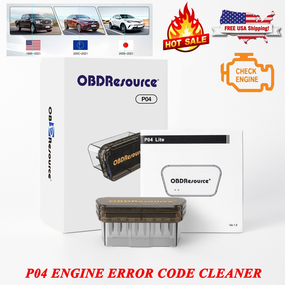 Car OBD2 Automatic DTC Cleaner Erase Code Tool Engine Check Light For Ford GM