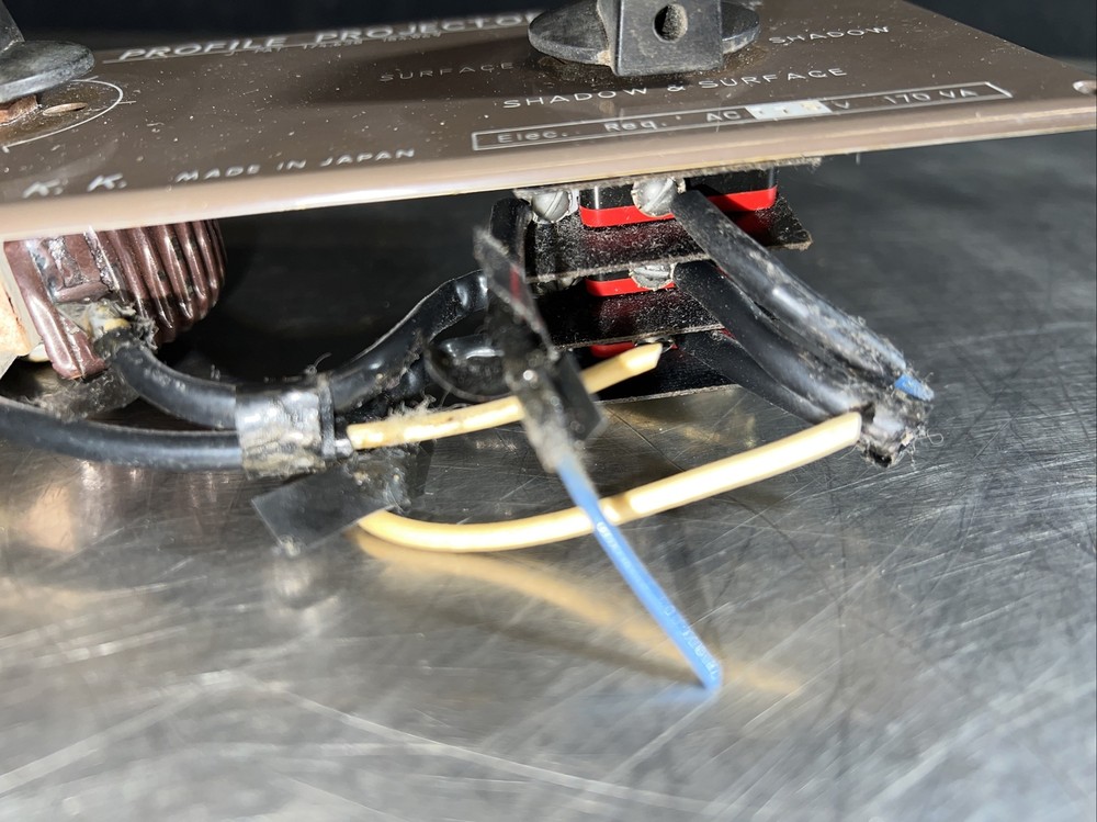 Nikon Profile Projector Model 6C Control Panel