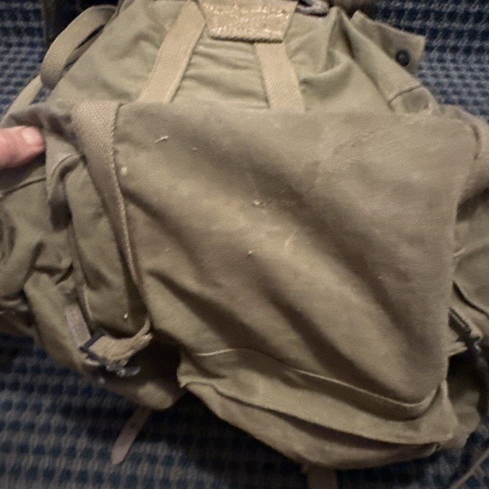 1942 US. Military Issued Back Pack, Siegmund Werner LTD. VG+