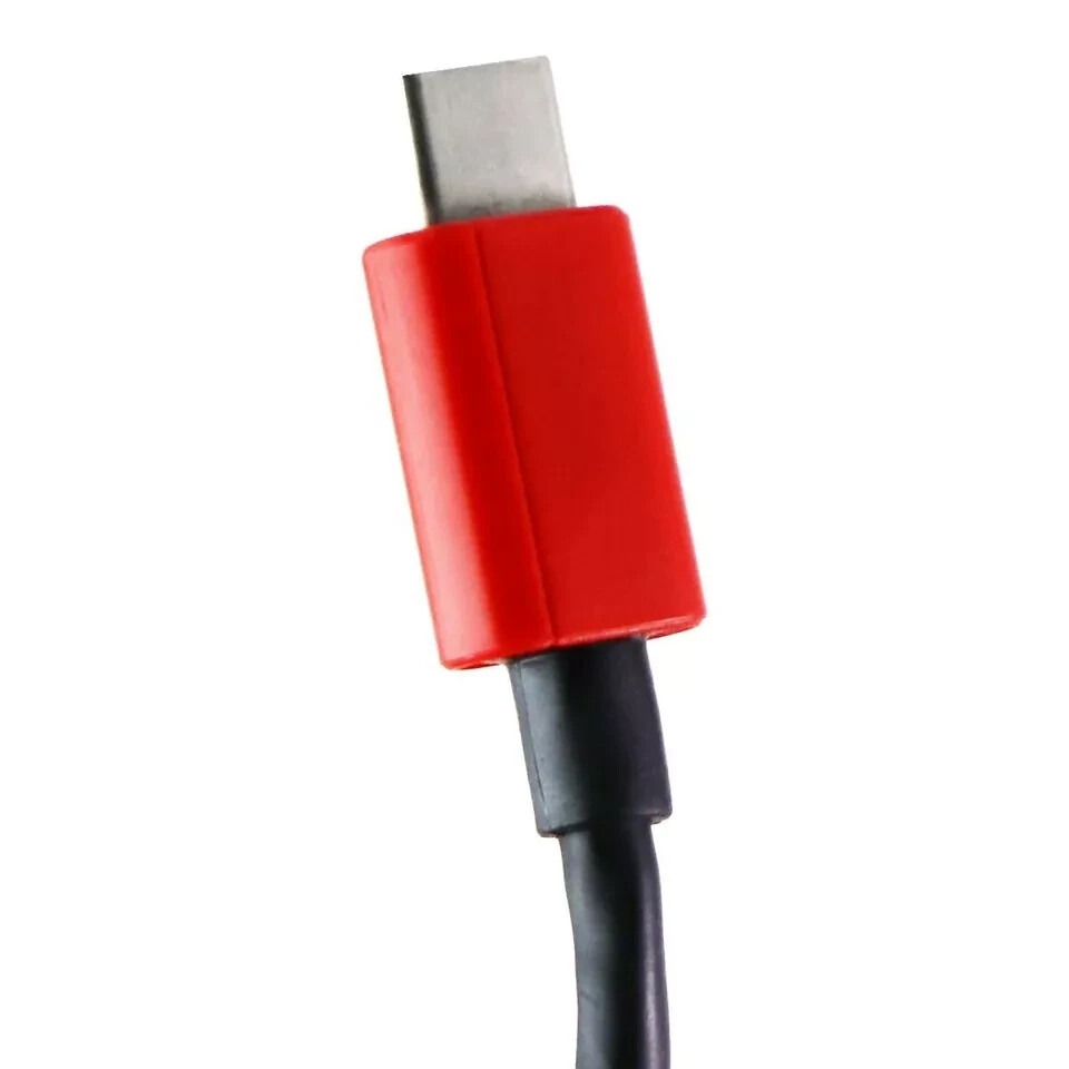 2 PACK!! Verizon 6Ft Charge and Sync Cable for USB-C Devices - Black/Red 2PACK!