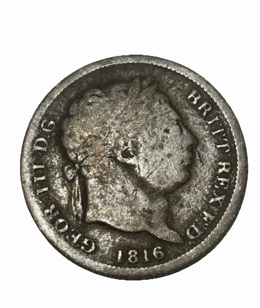 1816 Great Britain Silver 6 Pence - KM665