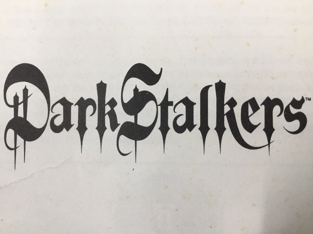 Capcom Dark Stalkers Video Game Manual