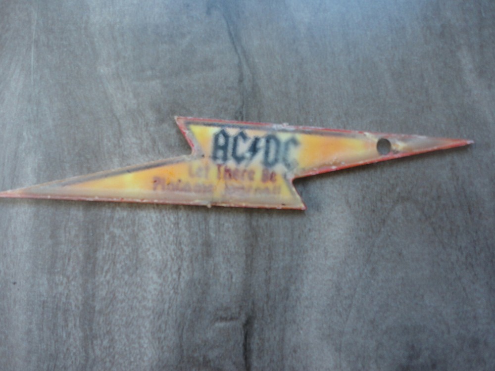 AC/ DC Pinball Machine Promo Mint Plastic Key Chain 4