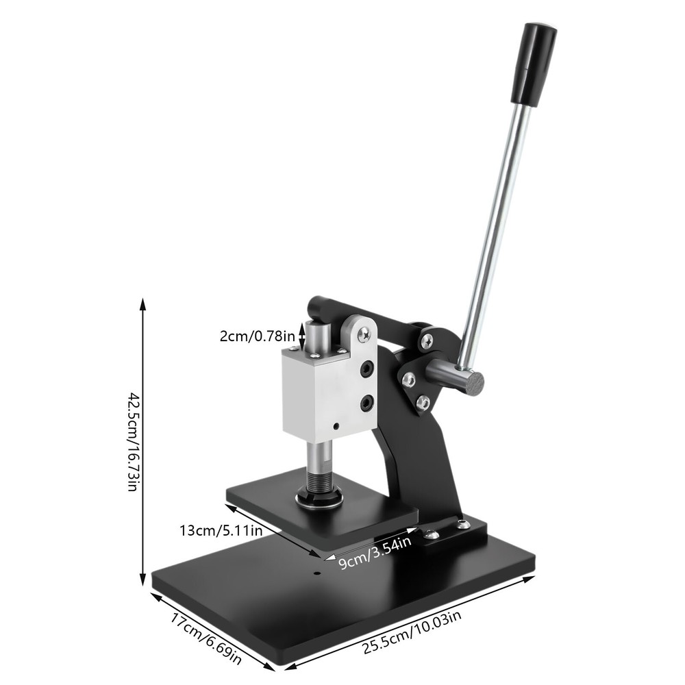 Manual Press Leather Die Cutting Machine Hand Sampling Punching Machine Tool