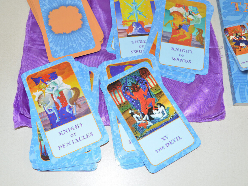 TAROT CARDS & Instruction Book Set Complete 2007 Nice 78 Deck