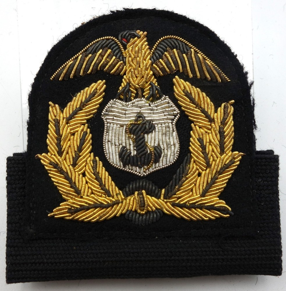 USMS Officer's Visor Cap Eagle With Great two-tone bullion work
