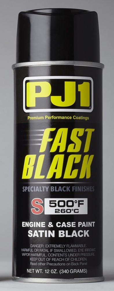 PJ1 - 16-SAT - FAST BLACK ENGINE PAINT SATIN BLACK