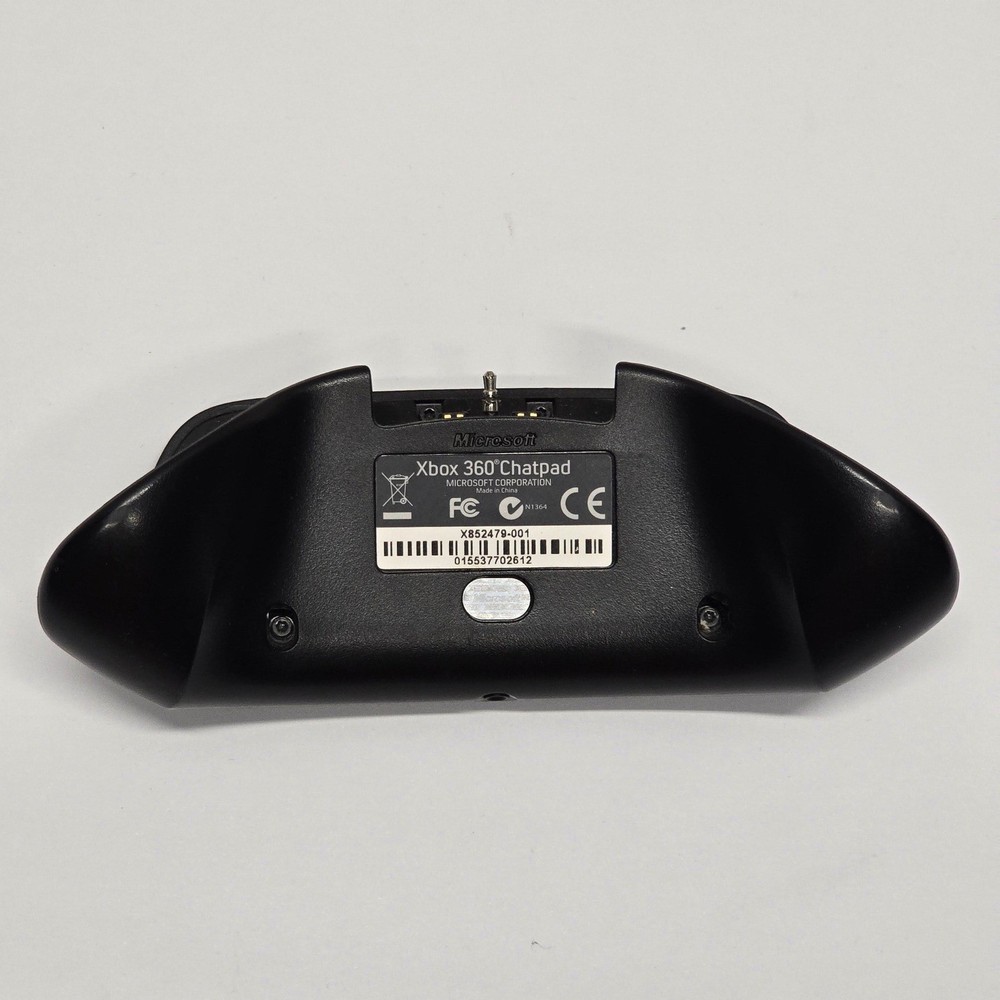 Microsoft Xbox 360 Chatpad Controller Keyboard Accessory Black