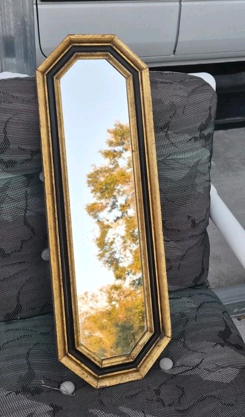 vintage octagon mirror