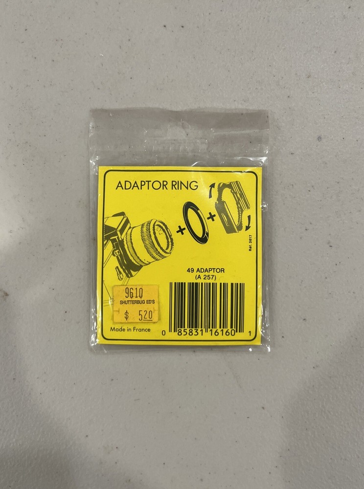 Cokin 49 mm Adaptor Ring Series A (New)
