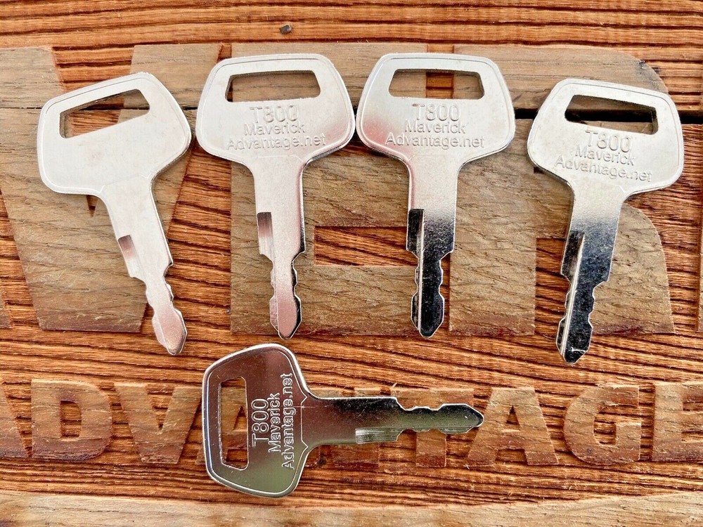5 keys - 26322-42311 T800 Ignition Key For Various TCM Wheel Loader Models