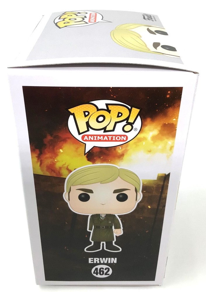 Funko Pop! Animation Attack on Titan Erwin #462 with Pop Protector