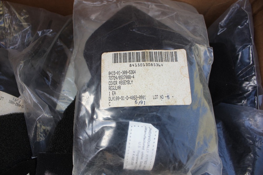 Flight Helmet Liner Cover, Black