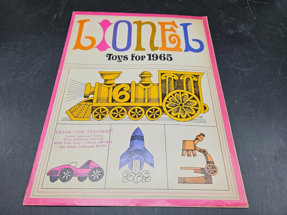 1965 LIONEL CATALOG Toy Train & Accessory Postwar catalog